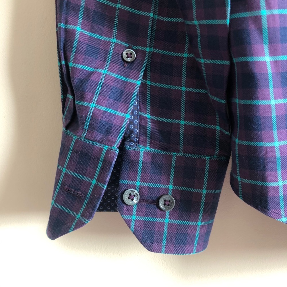 Bugatchi Button Down Shirt (Shaped Fit) - image 6